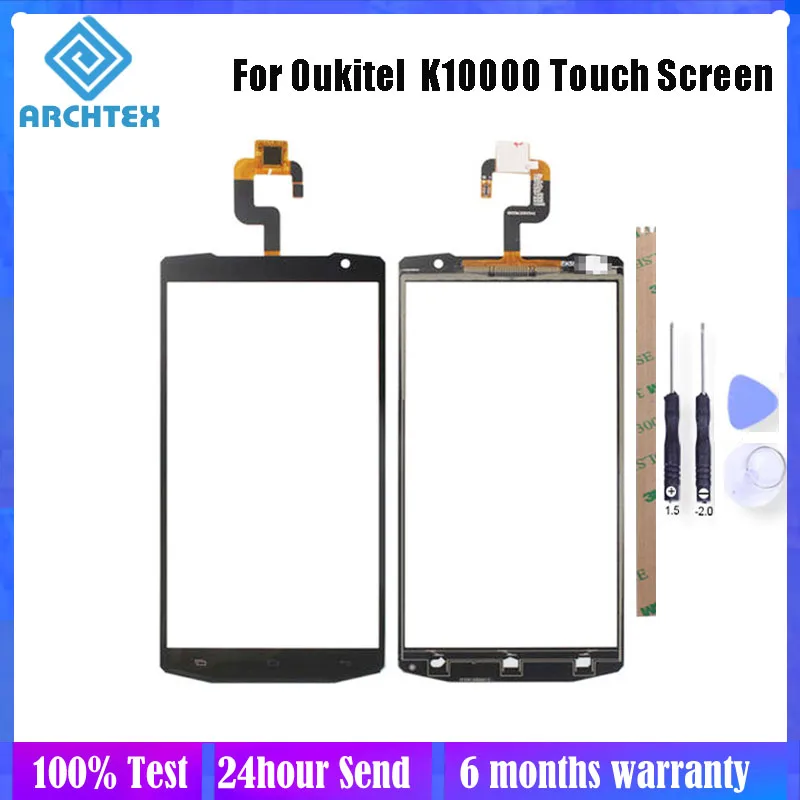 5 0 дюймов для Oukitel K6000 Pro сенсорный экран панель идеальные запасные части стекло с