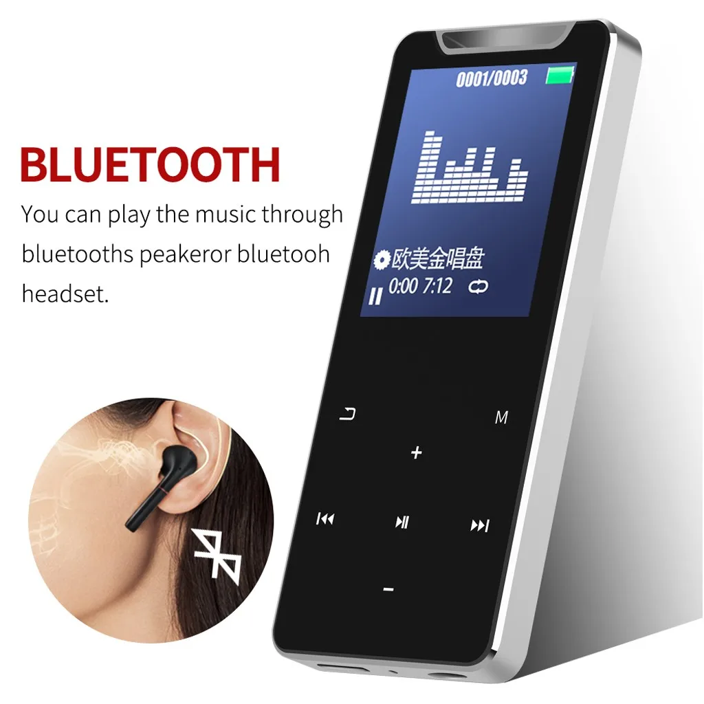 

2019 for wearable devices 8/16GB 100H Blueteeth Hifi MP3 Player Walkman Lossless Recorder Pen FM Radio support dropshipping