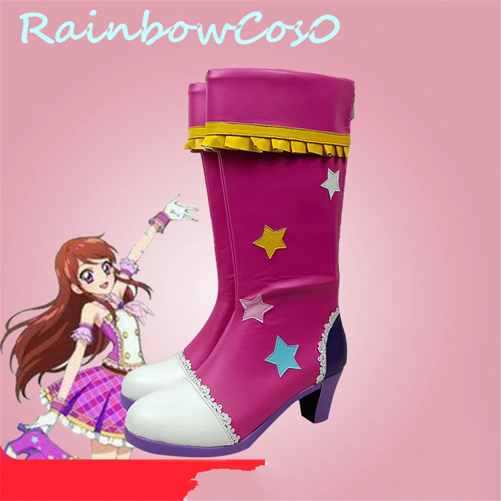 Aikatsu Shibuki Ran Cosplay Shoes Boots Game Anime Halloween Christmas  RainbowCos0 W1807|Shoes| - AliExpress