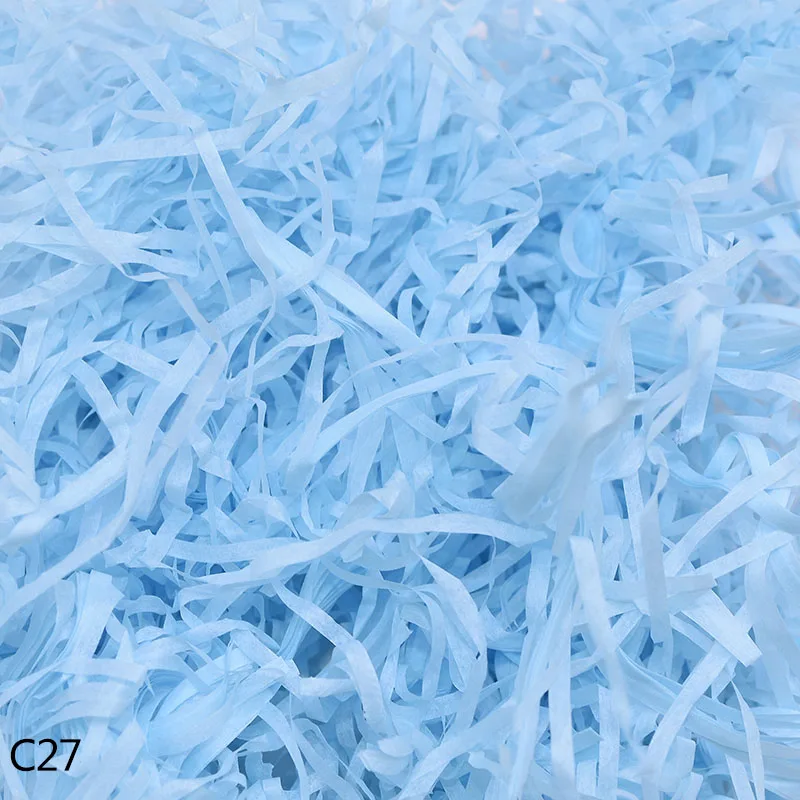 C27 50/100 г/пакет бумажная рафия нарезанная бумага конфетти Сделай Сам Подарочная коробка наполнитель материал Рождество Свадьба дом украшенная упаковка подарок - Цвет: C27
