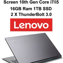 Высококачественный ноутбук lenovo Yoga C940 с процессором Intel i7/i5 10 поколения 16 Гб ОЗУ 1 ТБ SSD 4K 3840x2160 сенсорный экран ThunderBolt 3,0