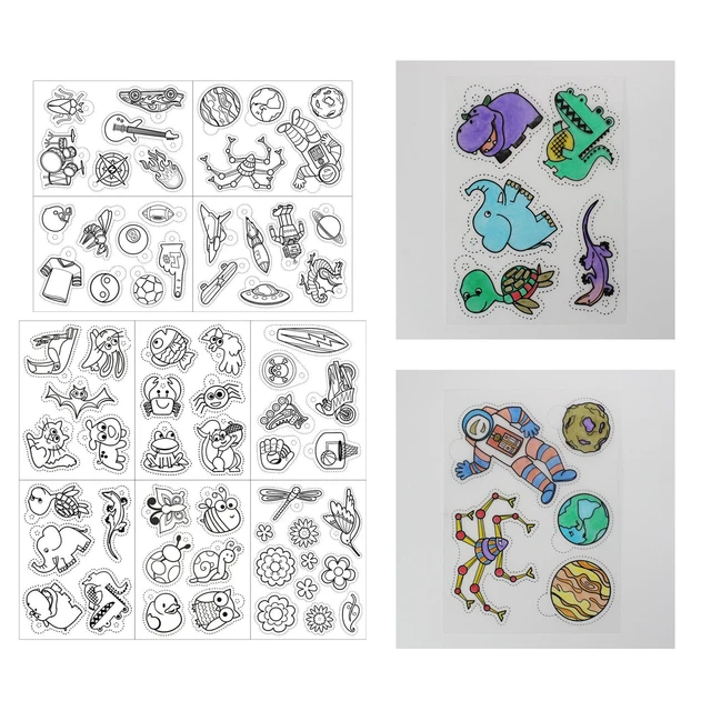 145 Pcs Shrinky Art Paper Accessory Set Heat Shrink Sheet Plastic Kit for  DIY Keychains Pendant Crafts Drawing Arts Present Gift