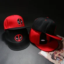 Японская бейсбольная кепка Дэдпул для мужчин и женщин с вышивкой, хлопковые плоские бейсболки в стиле хип-хоп, унисекс, кепка s Gorras Dad Hat CP0396