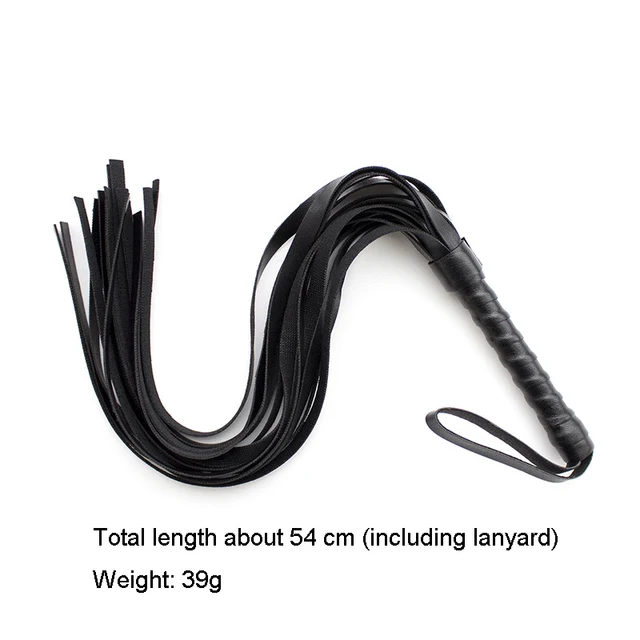 Porn Fetish Head Mask Whip BDSM Bondage Restraints PU Leather Cat 