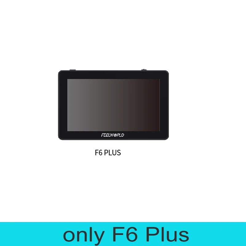 Черный FEELWORLD F6 PLUS 5,5 дюймов op камера DSLR полевой монитор 3D LUT сенсорный экран ips FHD 1920x1080 Видео фокус Assist Ondersteuning 4 - Цвет: Черный