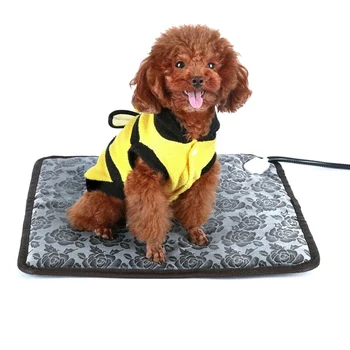 

Waterproof Pet Heated Warmer Bed Pad Puppy Dog Winter Mat Electric Heater Adjustable Blanket P7Ding