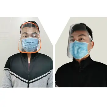 

Protective Mask Anti-Fog with Protective Film Elastic Band Transparent mask 634B