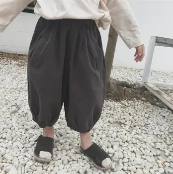 

2020 Korea style boys harem pants spring cotton fashion kids pants 1-6t HM567
