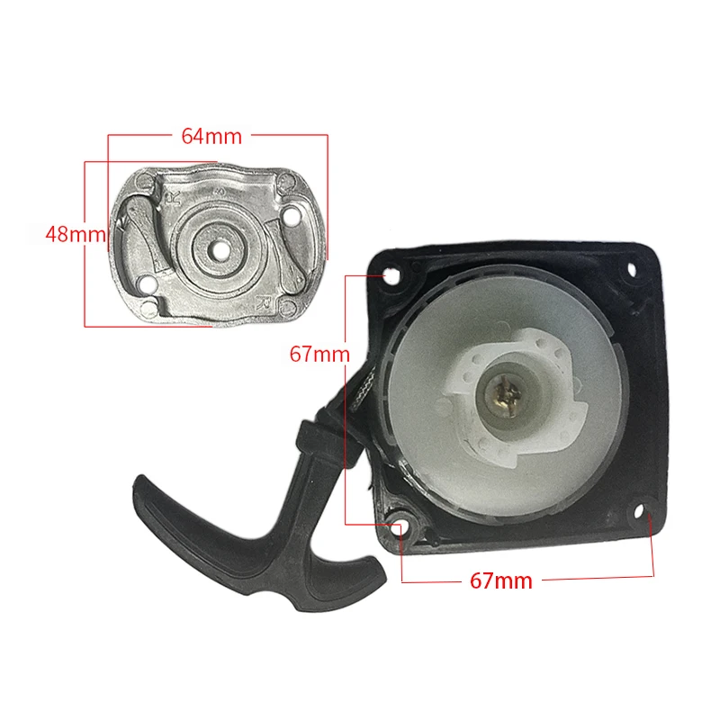 CG520 CG430 Easy starter with pulley fit TL43 TL52 brush cutter 1E40F-5 1E44F-5 grass trimmer cutter weed eater low pawl starter brush cutter starter