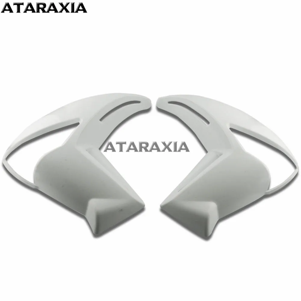 Motorcycle Parts Unpainted/Black Left & Right Turn Signal Mid Side Fairing Trim Cowl Plastic For Kawasaki ER6N ER-6N 2009-2011
