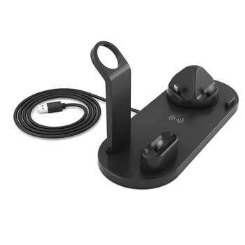 

Multi-Function Wireless Charger Desktop Phone Holder Base Fast Qi Speed Charger for Iphone