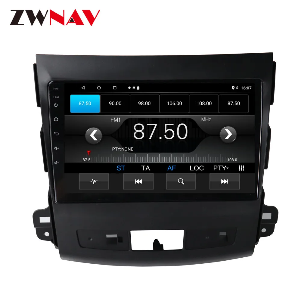Clearance Android 9 Car No DVD player GPS Navigation for Mitsubishi Outlander/Citroen C-Crosser/Peugeot 4007 radio tape recorder head unit 14