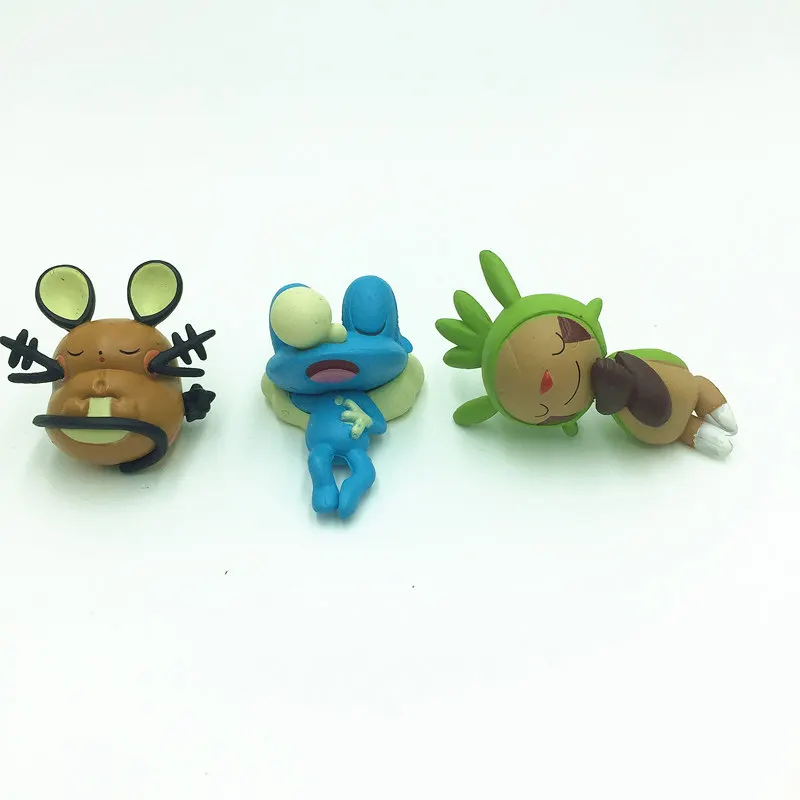 Спальная фигурка Pika Squirtle Charmander Bulbasaur pokemones, коллекция игрушек, подарки, игрушки для детей, подарок