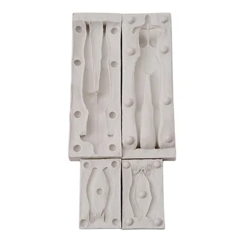 

Silicone Form People Shaped 3D Silicone Cake Molds Human Body Creating Men Cake Decorating Tools Kitchen Baking Tools