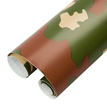 

SUNICE 1.52x15m Self-adhesive Car Film Camouflage Pattern Vinyl Wrapping Car Sticker Wrap Motorcycle Skin Sticker Protector Film