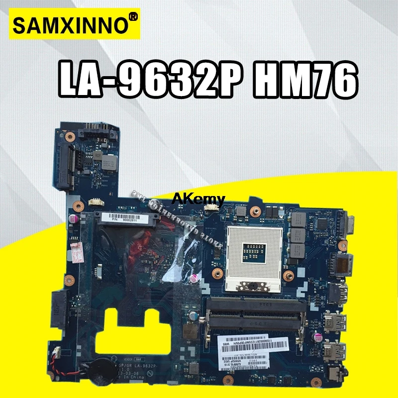 

LA-9632P Laptop motherboard for Lenovo G400 original mainboard HM76 (support I3 I5 I7)