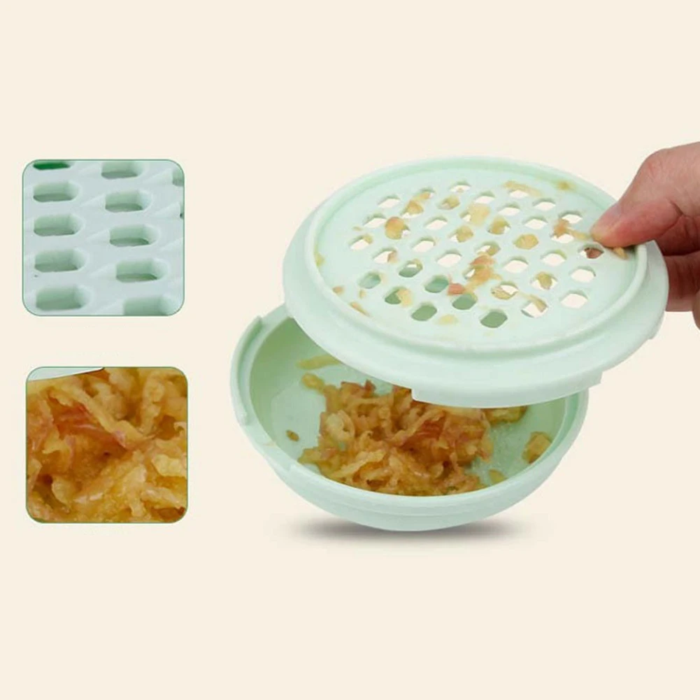 Manual Infant Baby Grinding Food Bowl Vegetable Fruit Grinder Feeding Supplement