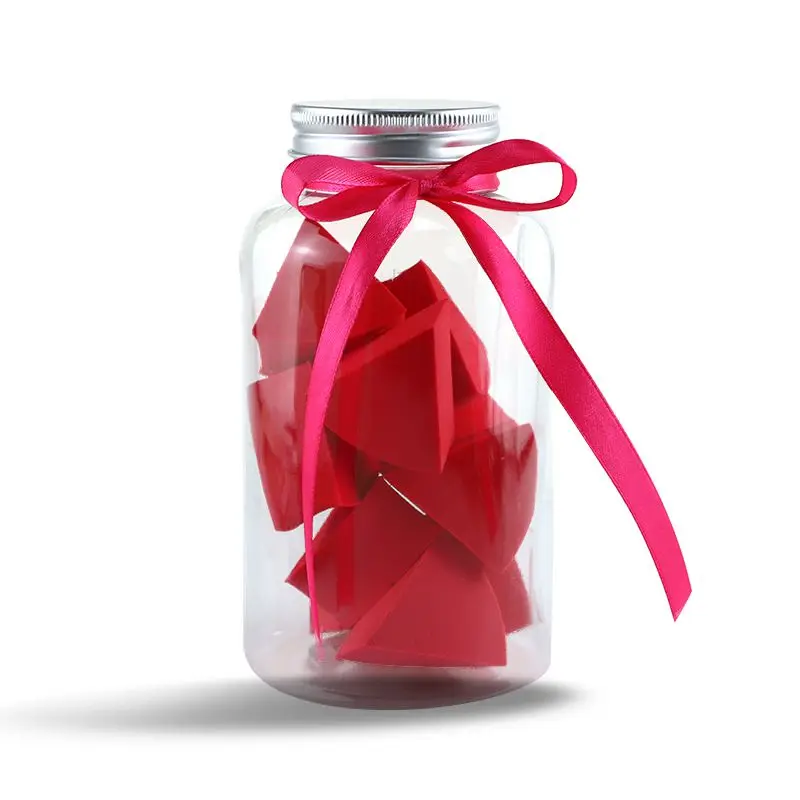 12 шт. косметический спонж для нанесения основы под макияж порошок тональный крем Контурные Румяна для лица Макияж Блендер мягкое влажное сухое использование горячей