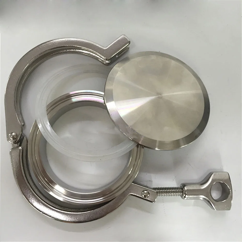 

Ferrule OD Sanitary Stainless Steel 304 Tri Clamp Ferrule+End Cap+Tri Clamp+Silicon Gasket 102/108/133/159/219/254/273/305/325mm