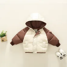 Детская одежда, детское хлопковое пальто, новая хлопковая одежда для мальчиков, детское плотное теплое зимнее пальто