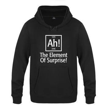 

Element Of Surprise Periodic Table - Geek Science Funny Hoodies Men Fashion Men's Pullover Fleece Hooded Sweatshirts