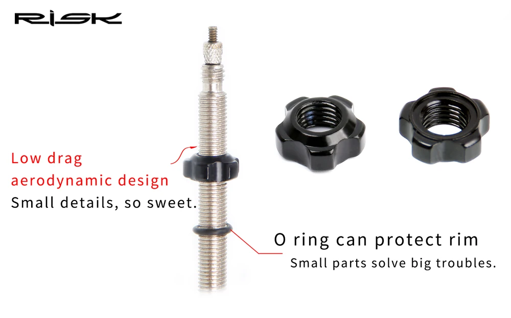 RISK RA111 дорожный горный велосипед газовый воздушный сопло шины Presta клапанная гайка с установочным ключом