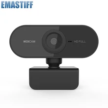 Webcam rotative HD 1080P avec prise USB pour ordinateur, caméra web idéale pour vidéoconférences professionnelles, diffusion audiovisuelle, appels vidéo