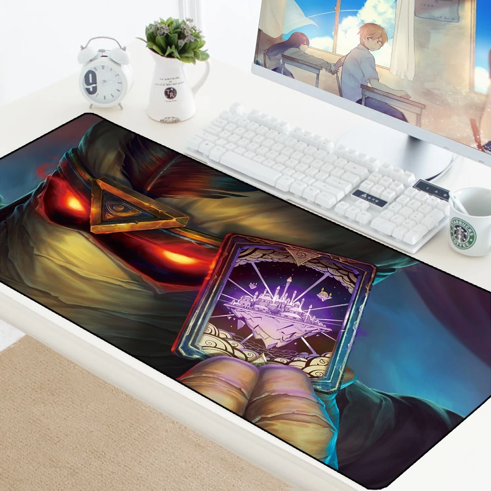 Hearthstone XL аниме большой игровой коврик для мыши геймерский компьютерный коврик для мыши игровой Гранде для CS GO Dota2 клавиатура мыши стол игровые коврики