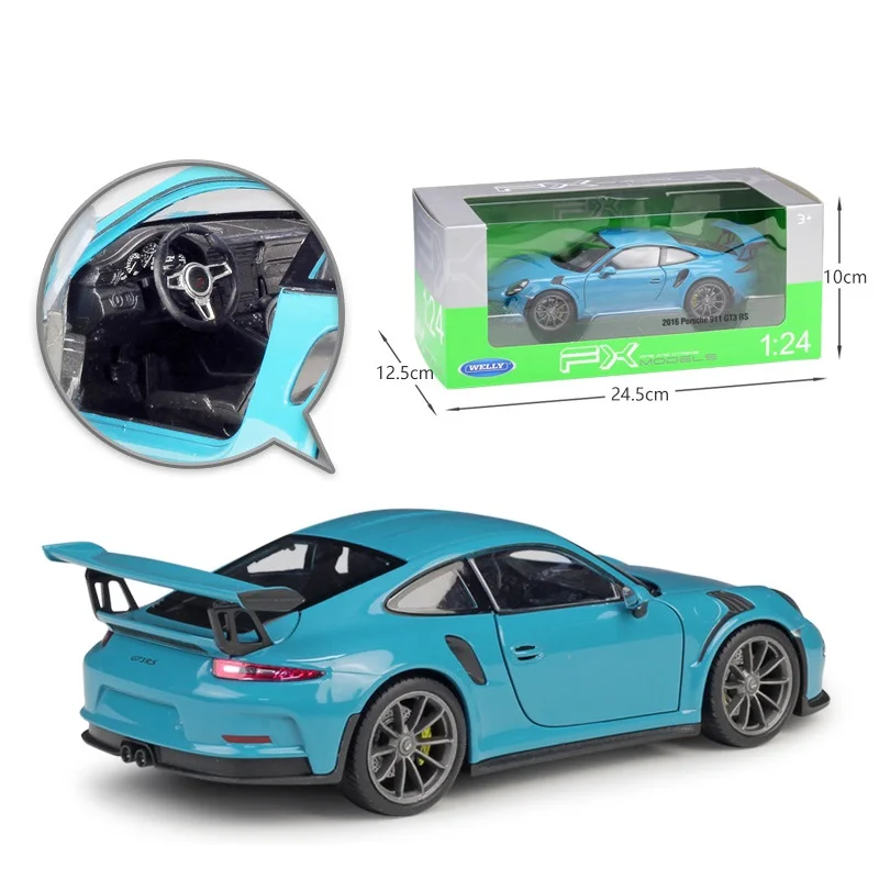 Модель литая автомобиля 1:24 Welly Porsche 911 GT3 RS|Наземный транспорт| |
