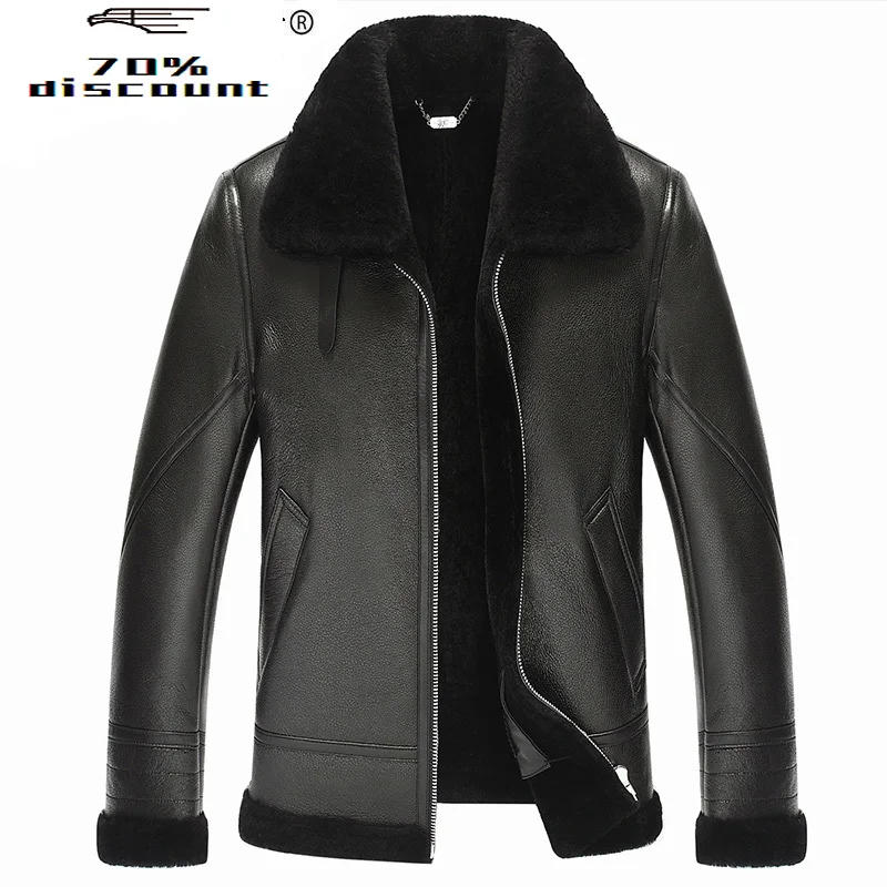 

Мужская куртка из натуральной кожи, двухстороннее меховое пальто, пальто из натурального меха, зимние теплые куртки, парка, Женская куртка ZL302