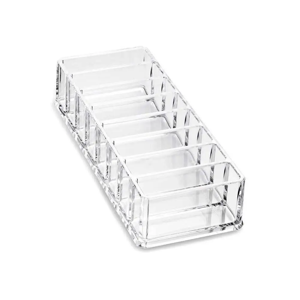 

New Style 8 Slots Makeup Organizer Puff box compact Box Shelf Shadow Storage Organizer Storage Eye Cosmetic Case powder Dis O2U4
