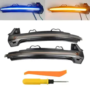 

LED Dynamic Turn Signal Blinker Flowing Water Blinker Flashing Light For Audi A4 S4 B9 A5 S5 RS4 RS5 2016-2019