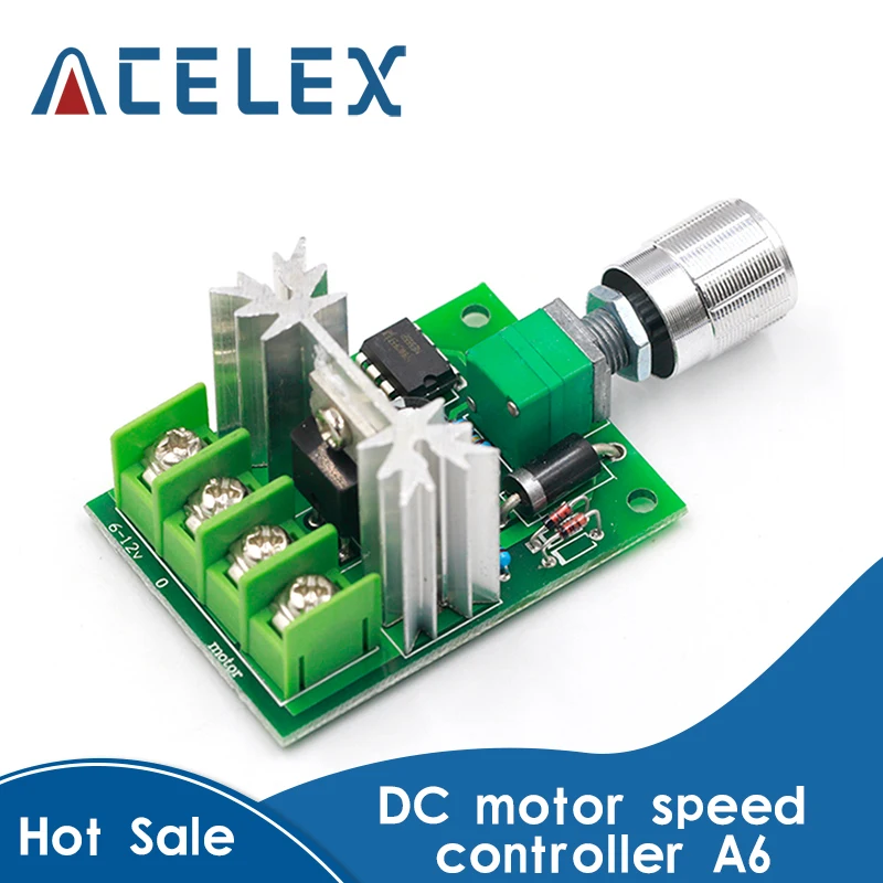 High Power 6A 6V-12V PWM No-Polarity DC Motor Speed Regulator Controller Board Control Switch | Обустройство дома