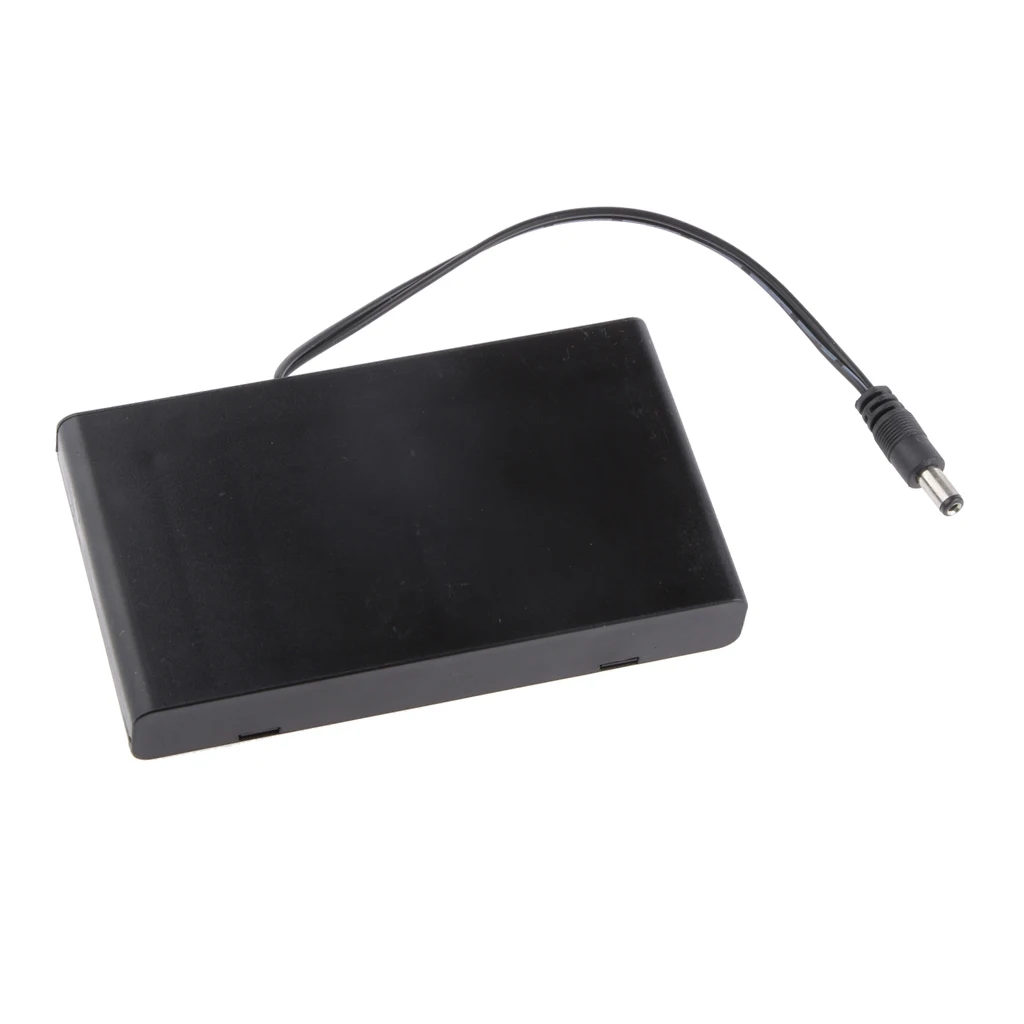 12V аккумулятор держатель Клип коробка держатель сотового телефона с проводом черный