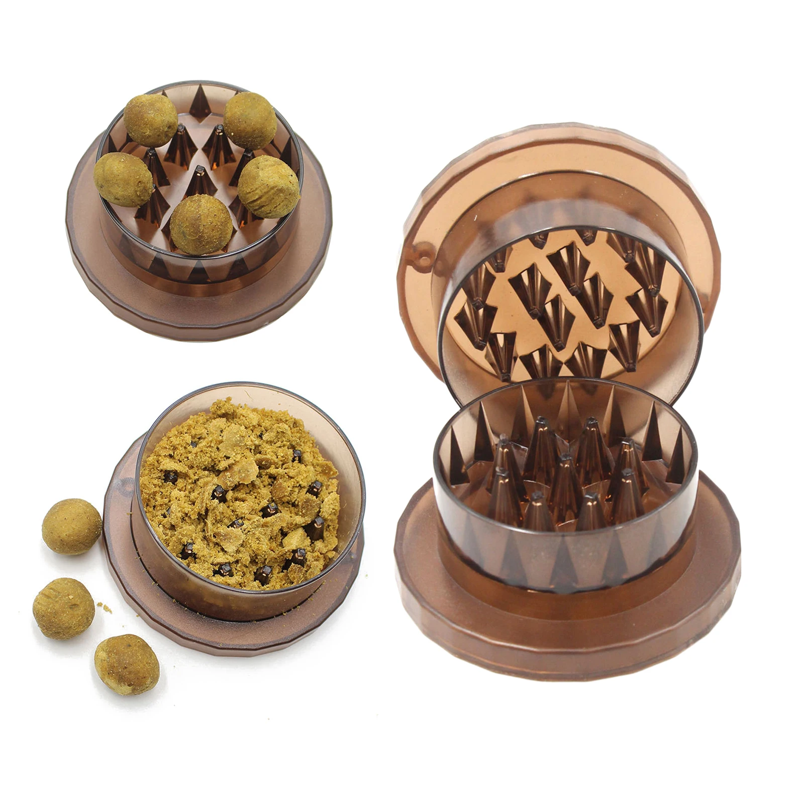 Boilie Bait Crusher Grinder Herb Weed Tobacco Plastic Manual Saver Dry Cute Accessories Box