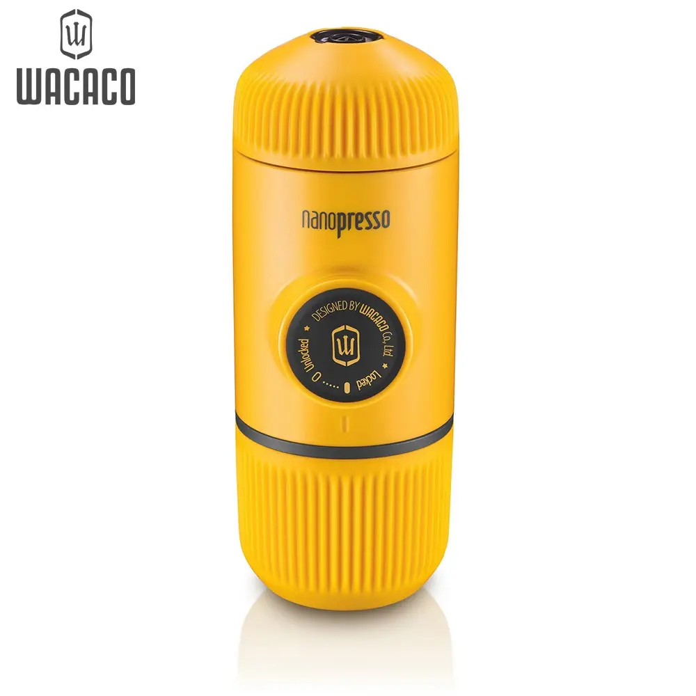  Coffee Machines Wacaco WCCN83 Espresso manual Nanopresso Yellow Small Size Kitchen for making groun - 4000445316993