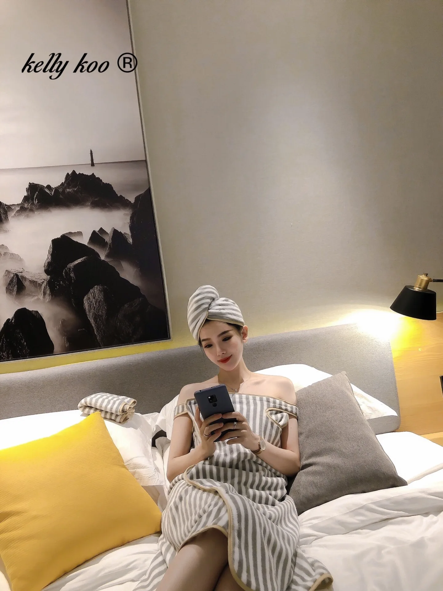 浴巾三件套