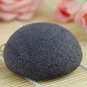 

Organic Skin Care Exfoliating Konjac Sponge - 3 Pack Halfball Shape with 3 colorÂ Natural