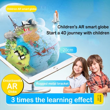 

2022 hot Children ar globe luminous constellation teaching version student special desk lamp globe three dimensional ornaments