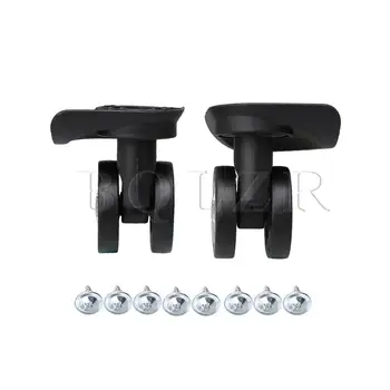 

BQLZR 2pcs Left&Right DIY Suitcase Swivel Wheel All-Direction 9.1x9.9x5.6cm