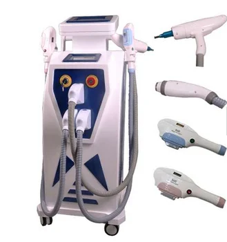

Factory price 4 in 1IPL 360 magneto/RF/ND yag laser for black carbon doll skin peeling hair removal and removal tattoo machine