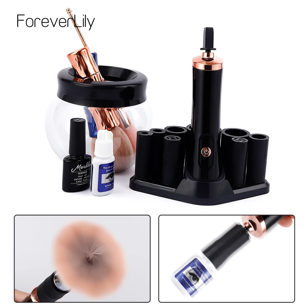 

Electric Makeup Brush Cleaner Bottle Nail Shaker Make up Brushes Washing Cleaning Tool Machine Nail Polish Tattoo Ink shaker