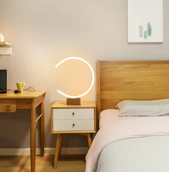 

Intelligent Remote Control Desk Suspension Balance Lamp Creative Celebrity Desk Luminaires Bedside Living Room Cafe Table Light