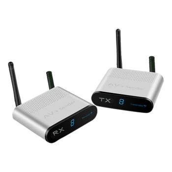 

AV230 2.4G Wireless AV Transmitter Receiver o Video SD TV AV Signal Sender Receiver Wall 300M / 1000FT EU Plug