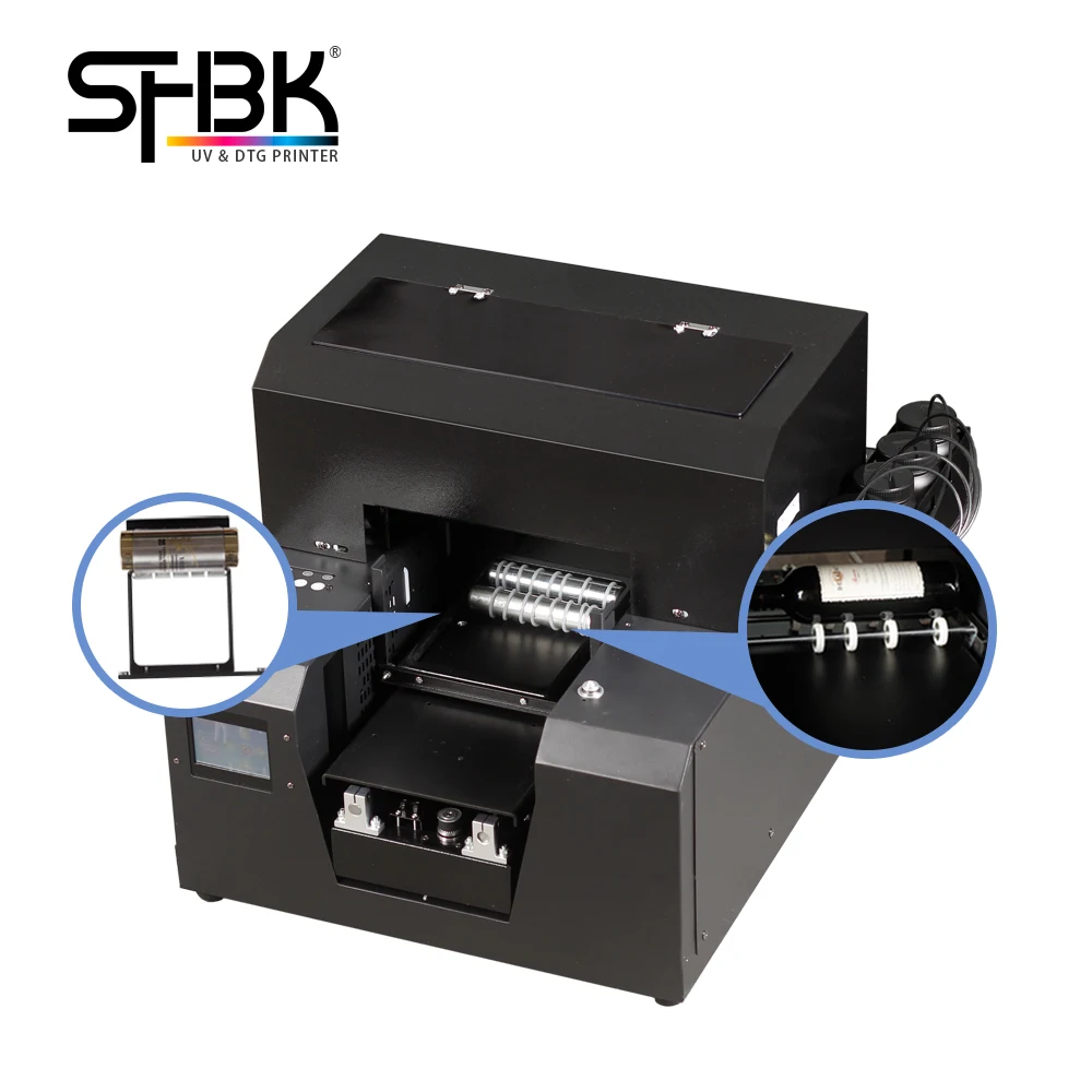 Stampante Uv A4 Automatica A4 Acrilico Legno Vetro Metallo Stampante A Getto D'Inchiostro Macchina Cassa Del Telefono Led Stampante Uv A Base Piatta C