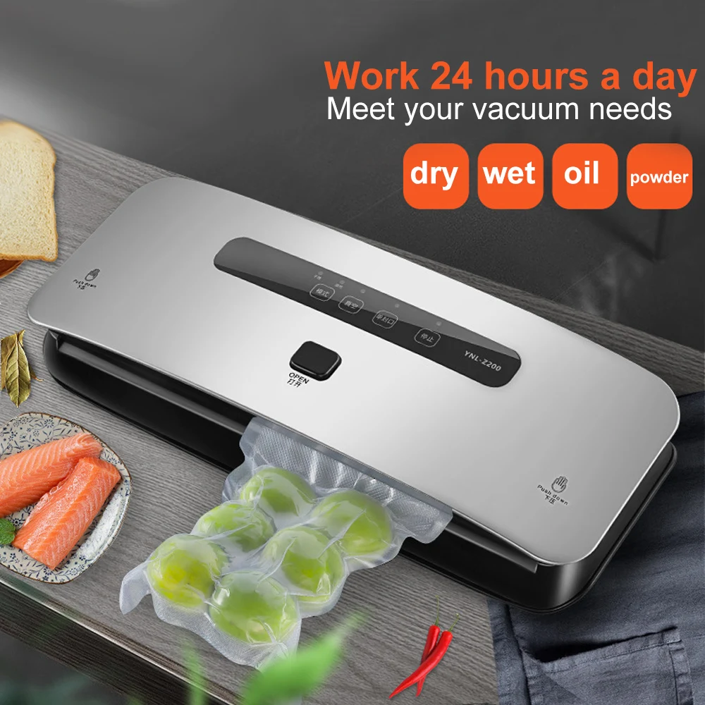 

DIDIHOU Vacuum Sealer Best Automatic Portable Household Food Wet Dry Packaging Machine Sealing Heat Sealing Machine