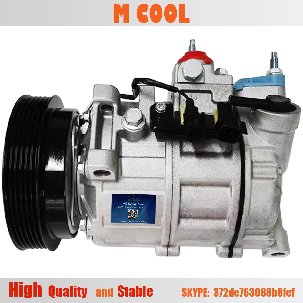 

36001374 36002422 30780460 36000455 36002424 DCS17ECR DCS17 DCS17EC AC Compressor For Land Rover Volvo S80 V70 XC70 XC60 XC90