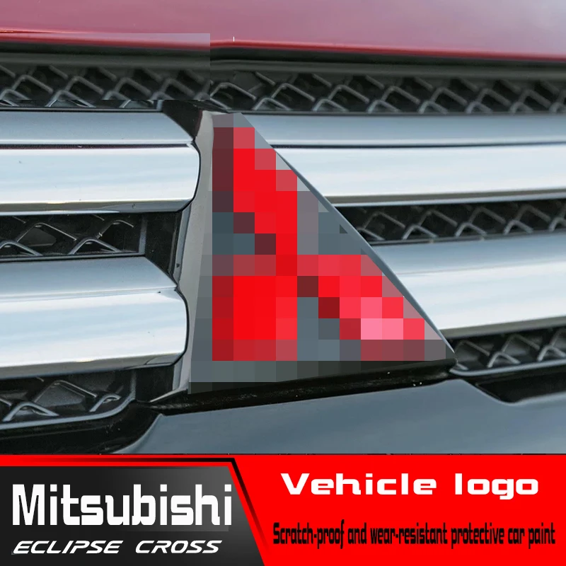 Аксессуары для салона автомобиля подходят для Mitsubishi Eclipse Cross декоративные наклейки для передних и задних автомобильных знаков