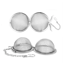 5 см нержавеющая сталь заварочный чайник Сфера сетчатый фильтр свободный фильтр для чайных листьев Ручка Кухонные гаджеты