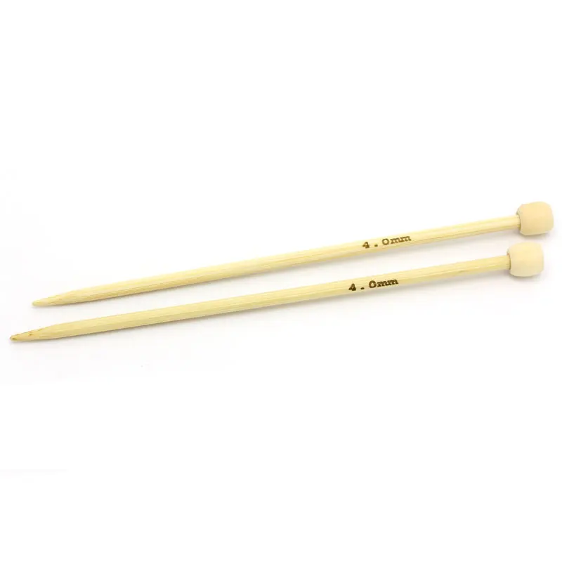 DoreenBeads Bamboo SP спицы натуральный женский свитер одежда шарф инструмент для вязания крючком Крючки(US 6/UK 8), 15 см длиной, 2 шт